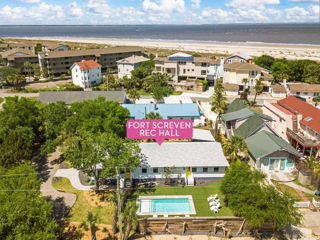 Вілла Fort Screven Rec Hall Tybee Island Екстер'єр фото